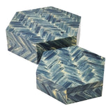 Progress Multicolor Hexagon Boxes (Set of 2)