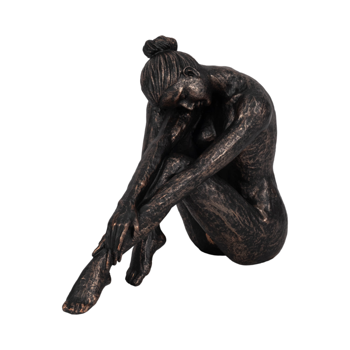 Janeport Bronze Small Resting Ballerina