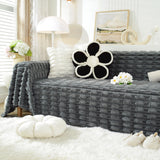 Fluffy Faux Fur Couch Cover Plush Sofa Throw, Warm & Stylish Sofa Protector