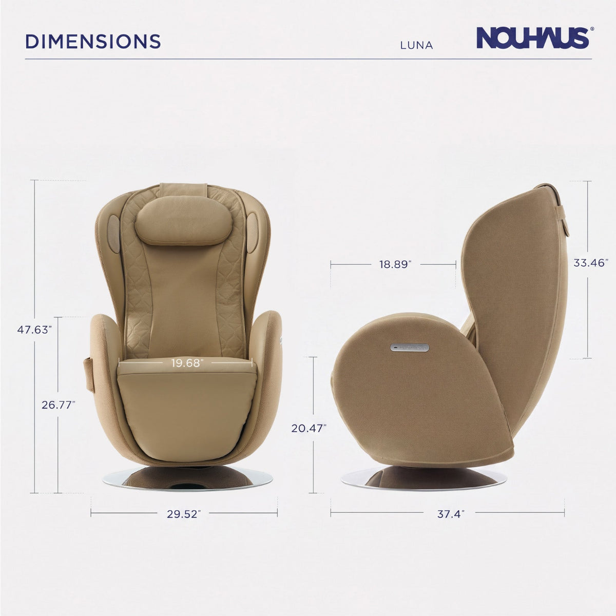 NOUHAUS Luna Zero Gravity Massage Chair