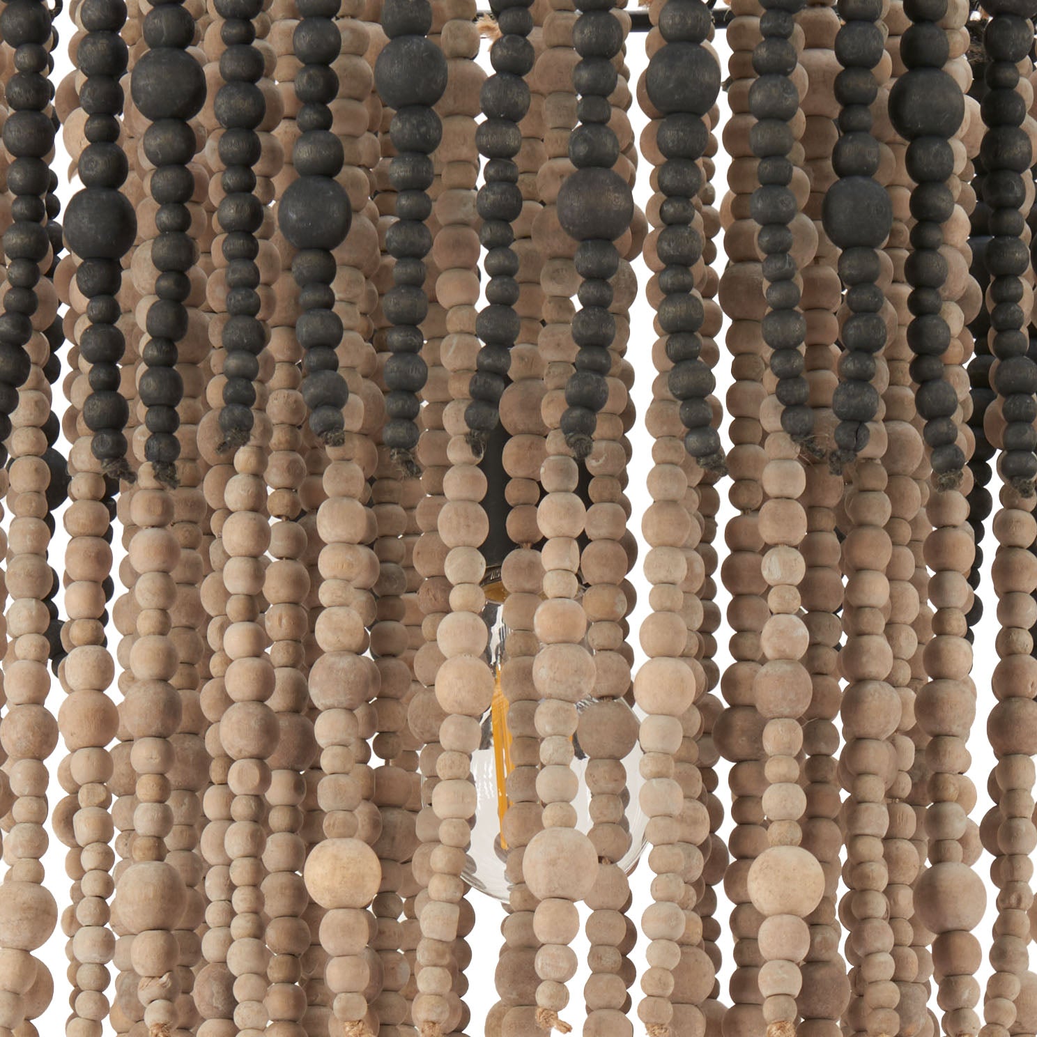 Bizu Black & Beige Ceiling Lamp