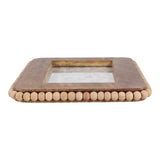 Owenmore Natural Beaded Border Wood Photo Frame