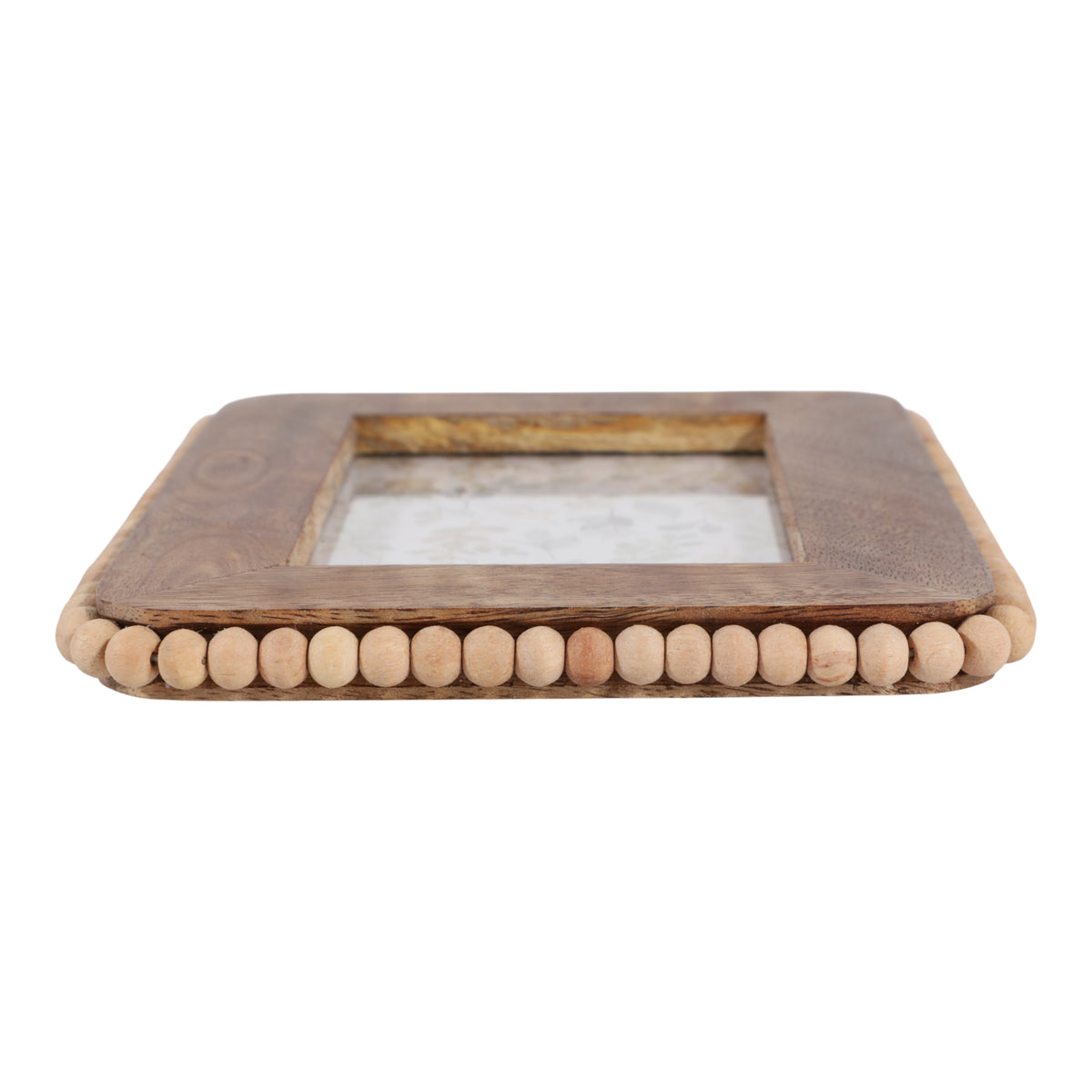 Owenmore Natural Beaded Border Wood Photo Frame