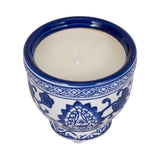 Quinnridge Blue/White Candle