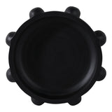 Oro Fino Black Large Hobnail Bowl