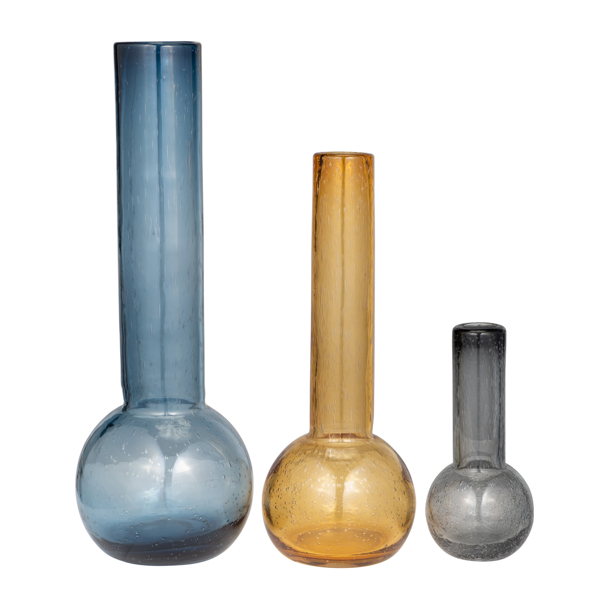 Prunedale Blue Glass Vase