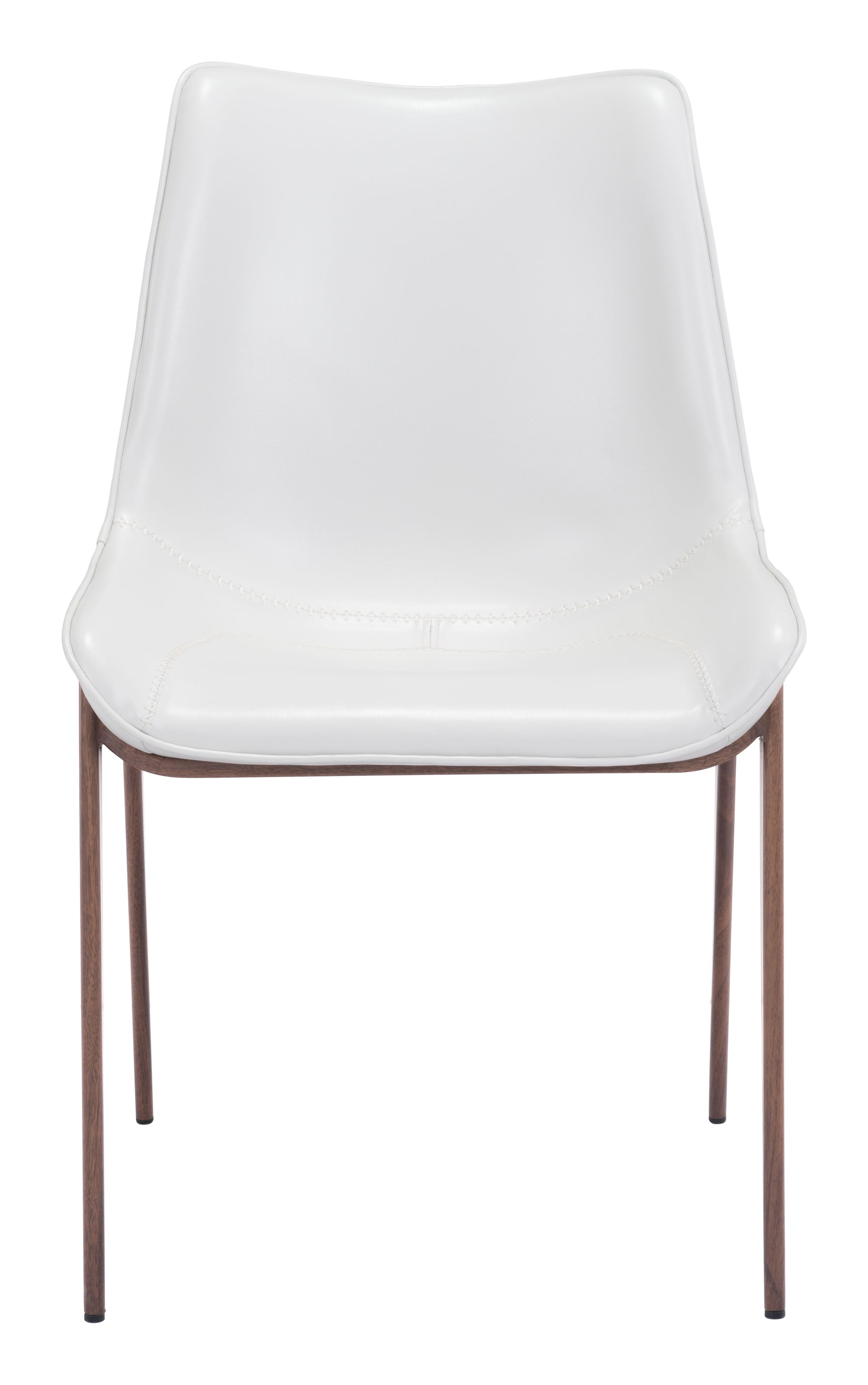 Magnus White & Walnut Dining Chair (Set of 2)