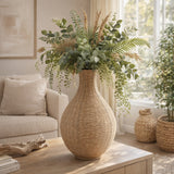 Bolam Natural Large Woven Vase