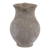 Fernbridge Washed Gray/Ivory Terracotta Jug Vase