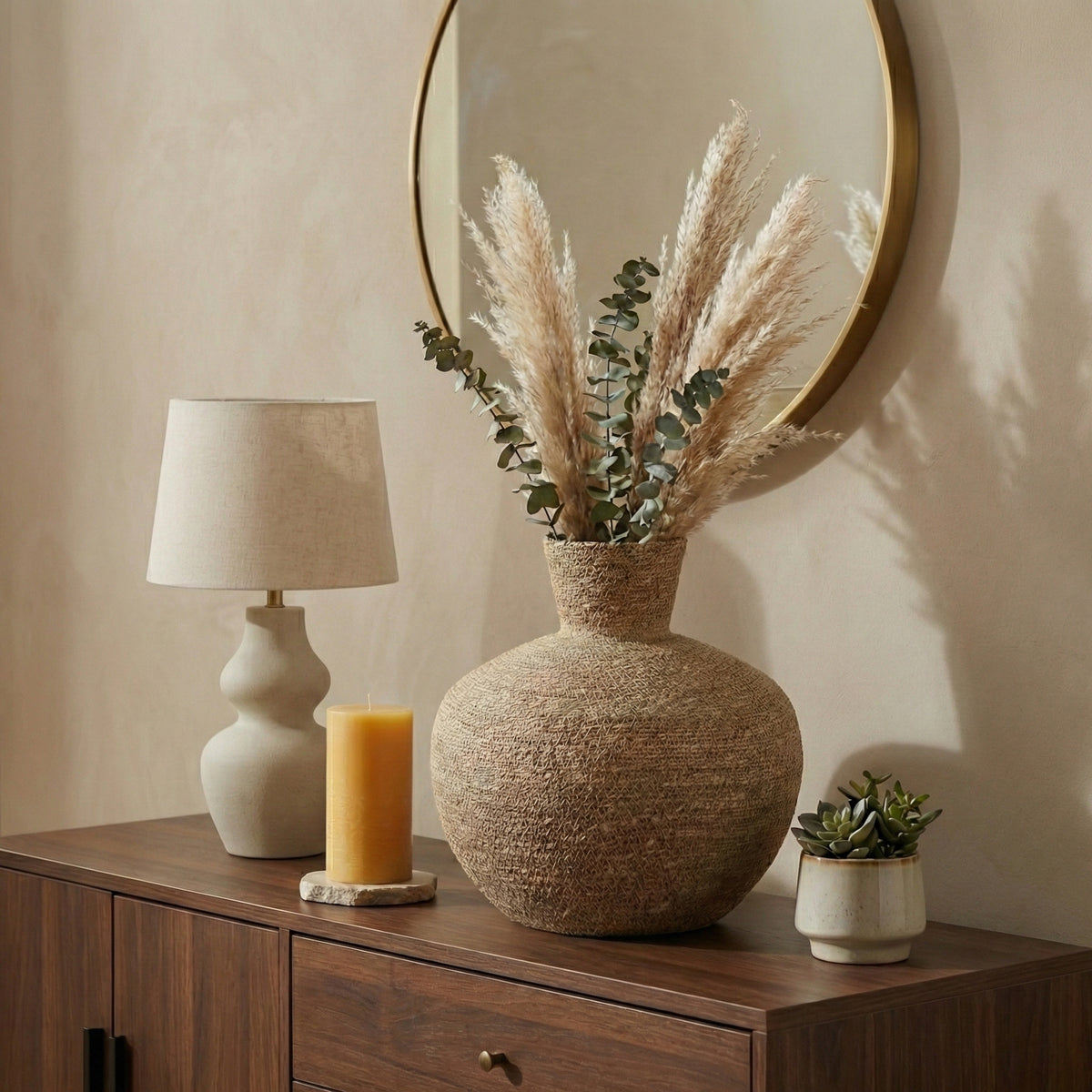 Bullard Natural Woven Jute Vase