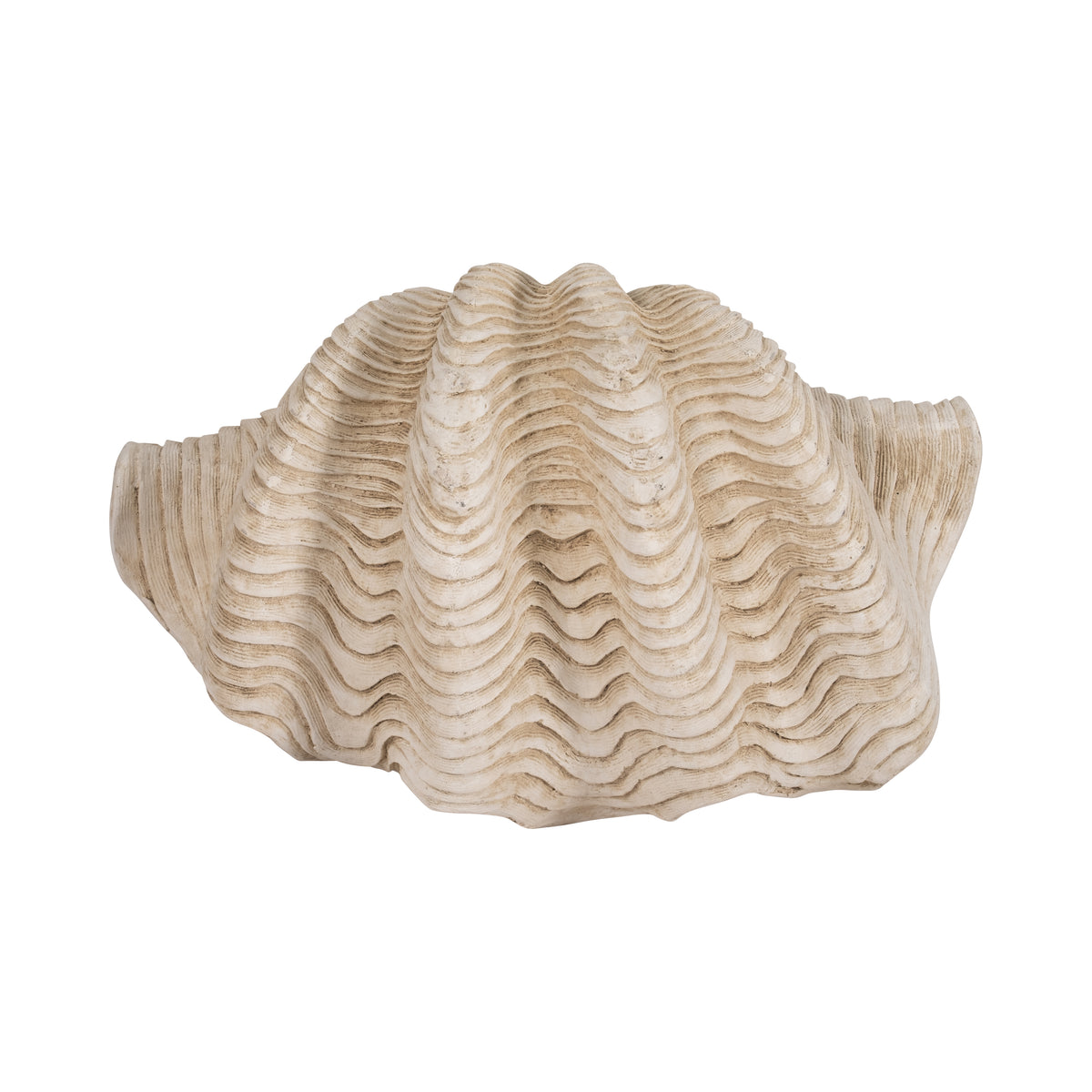 Pennshaw Ivory Pearlized Clam Shell Bowl