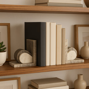 Daytonview Ivory/Tan Bookends (Set of 2)