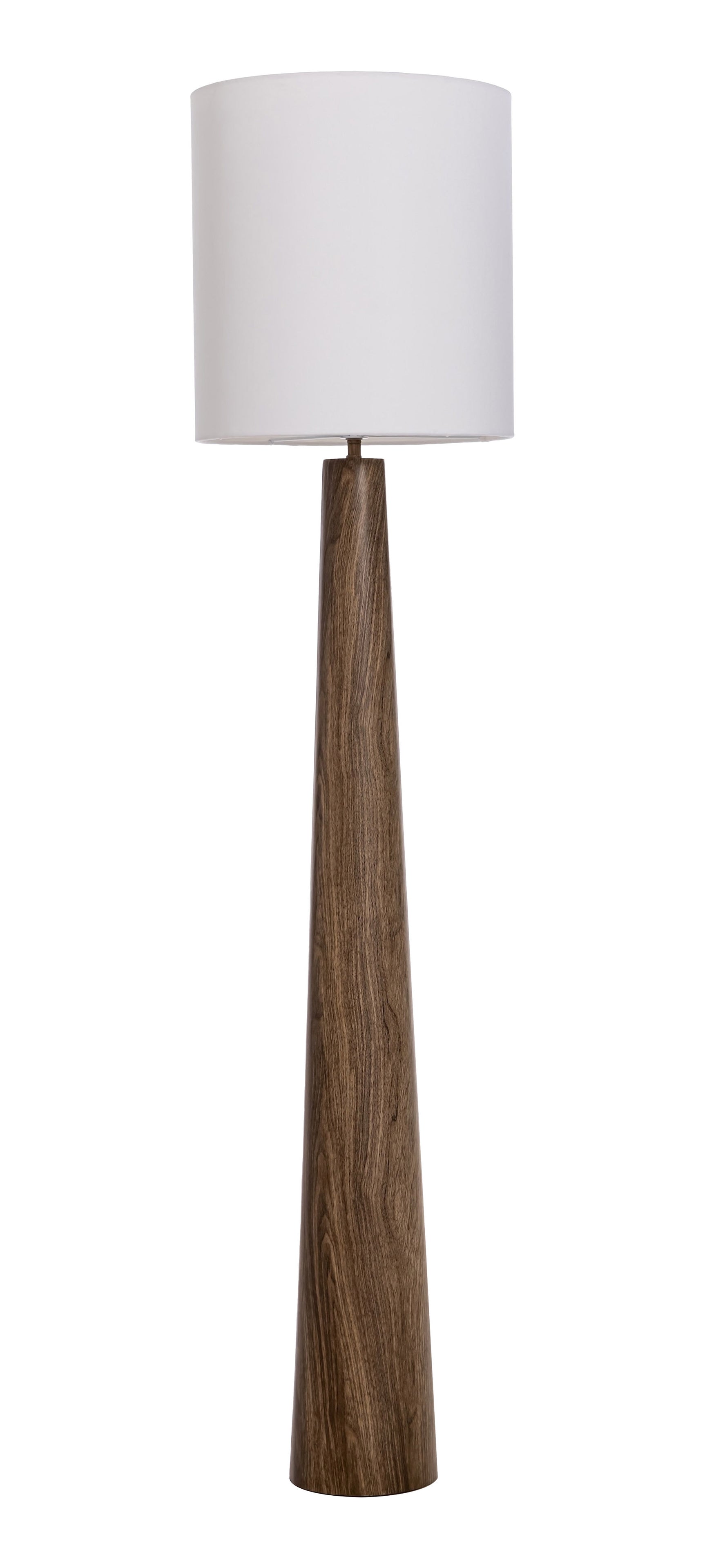 Woonari Brown Solar Floor Lamp