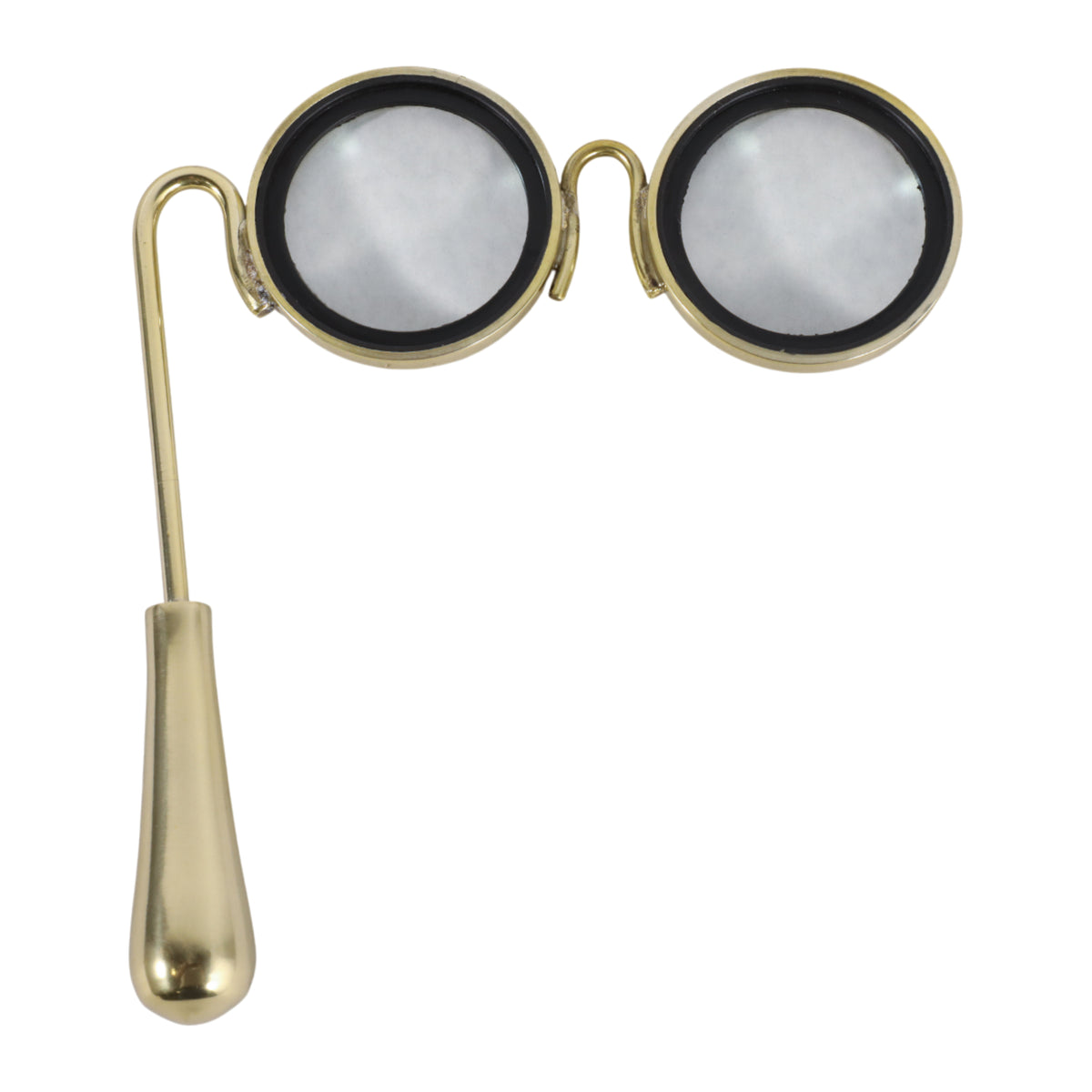 Campbell Gold/Clear Glasses Magnifying Glass