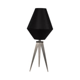 Meadow Lakes Black Metal Tripod Table Lamp