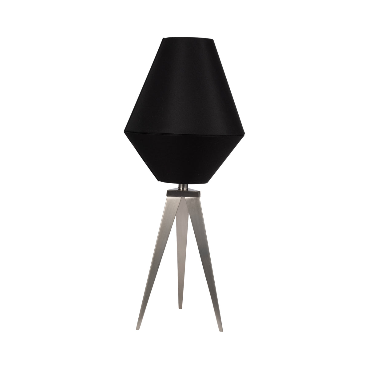 Meadow Lakes Black Metal Tripod Table Lamp