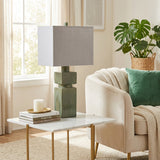 Sparkle Green Reactive Finish Table Lamp