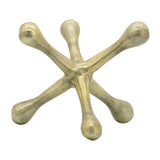 Devon Gold Metal Jacks Sculpture Decor - 12860-01EC