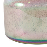 Dashholm White/Clear Gardenia Luster Candle
