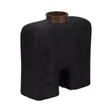 Emmaton Black Large Ecomix Abstract Vase