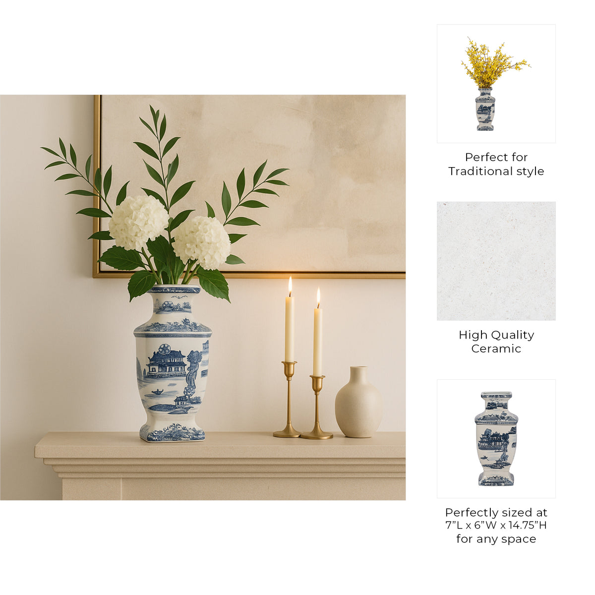 Ellenlake Blue Chinoiserie