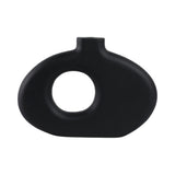 Griffinmoor Black Cut-Out Wood Vase