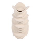 Amesti White Ribbed Shell