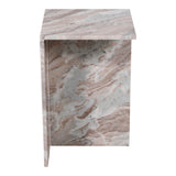 Lenwood Brown Torrento Marble Accent Table