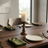 Hackettridge Brown/Tan Small Candle Holder