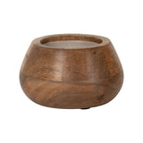 Barlowrun Natural 10 Oz Vanilla Modern Wood Bowl Candle