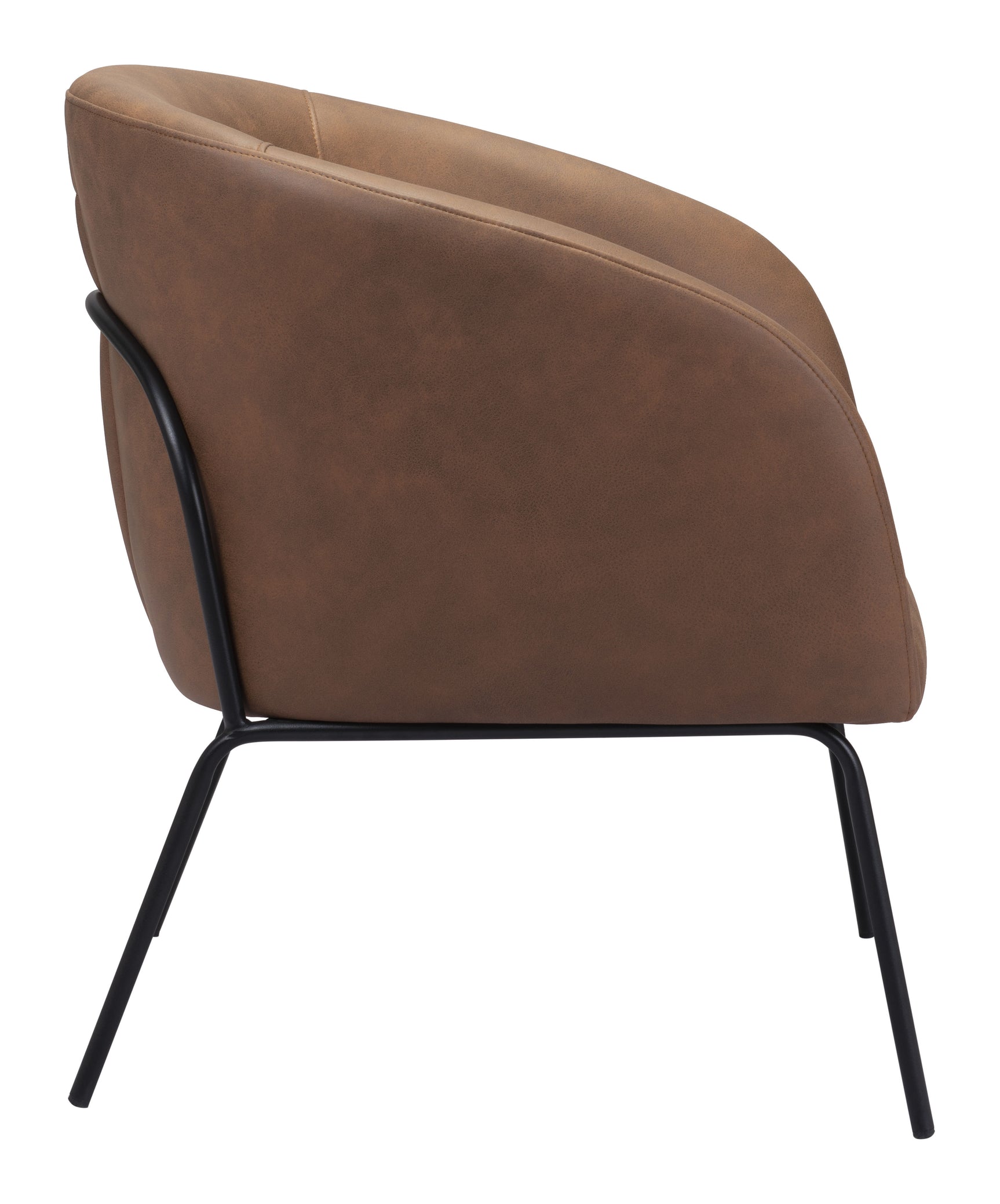 Quinten Vintage Brown Accent Chair