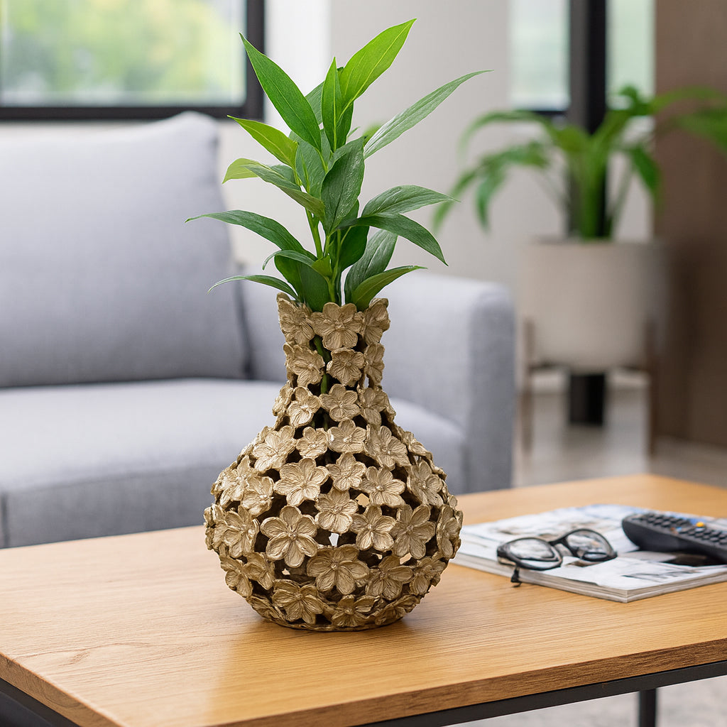 Lynnford Gold Large Vase