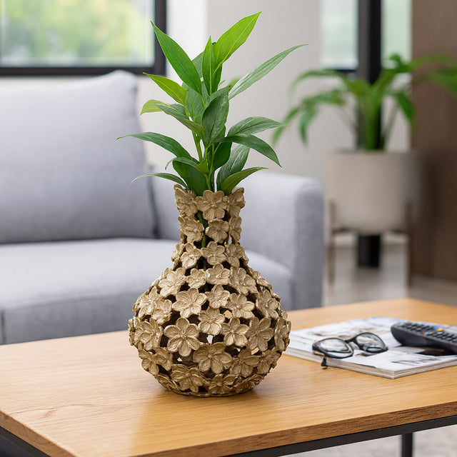 Lynnford Gold Large Vase