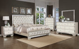 Madison Beige Full Upholstered Bed - Ornate Home