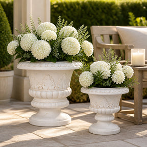 Flemmingoak Ivory Planters (Set of 2)