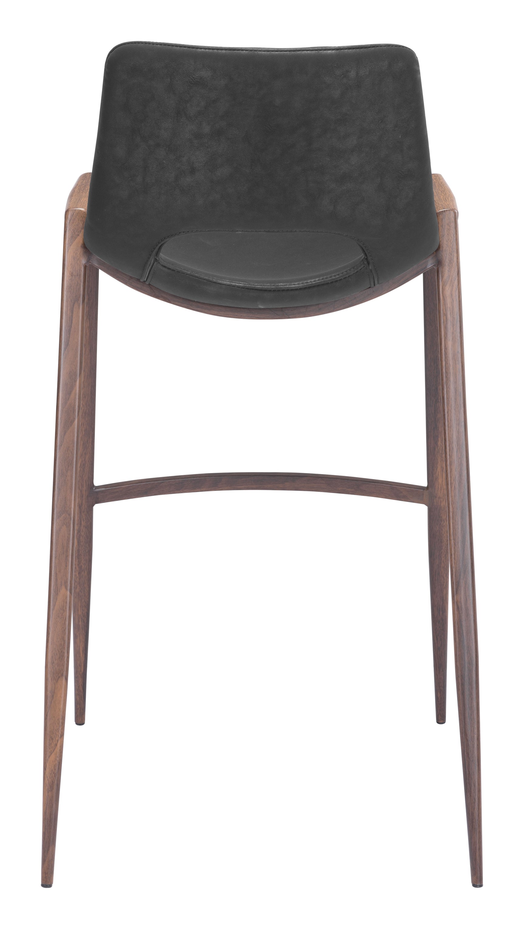 Desi Black & Walnut Barstool (Set of 2)