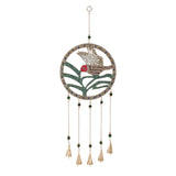 Theabrook Green/Pink/Gold Wind Chime