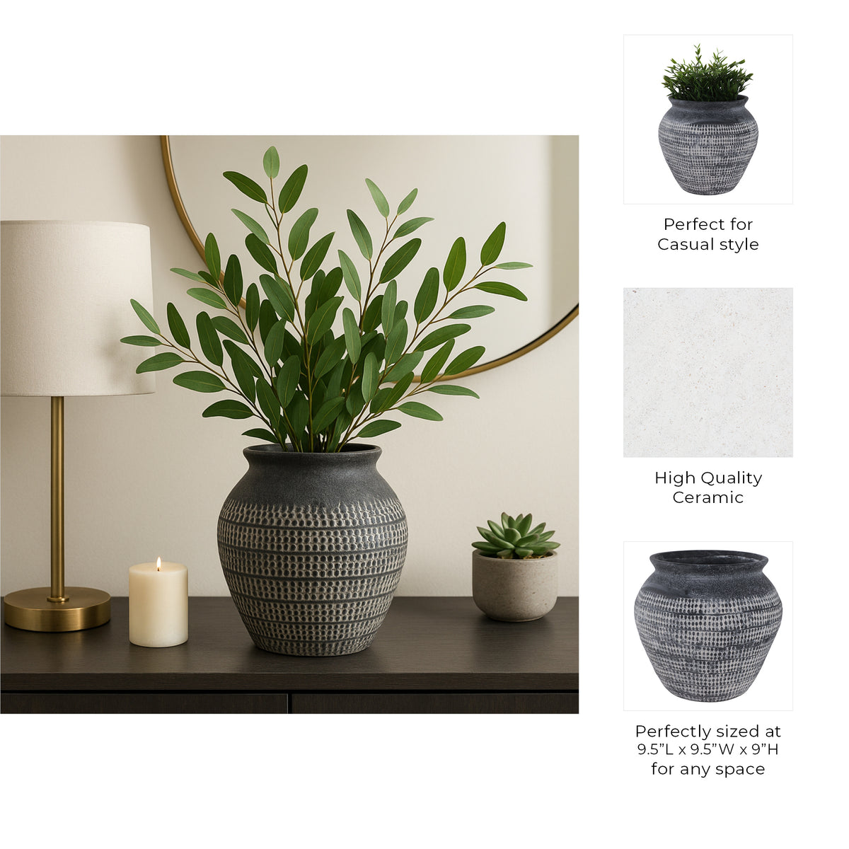 Harkendale Black Vase