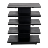 Hopper Black End Table