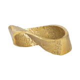 Venado Gold Metal Twisted Hammered Ring