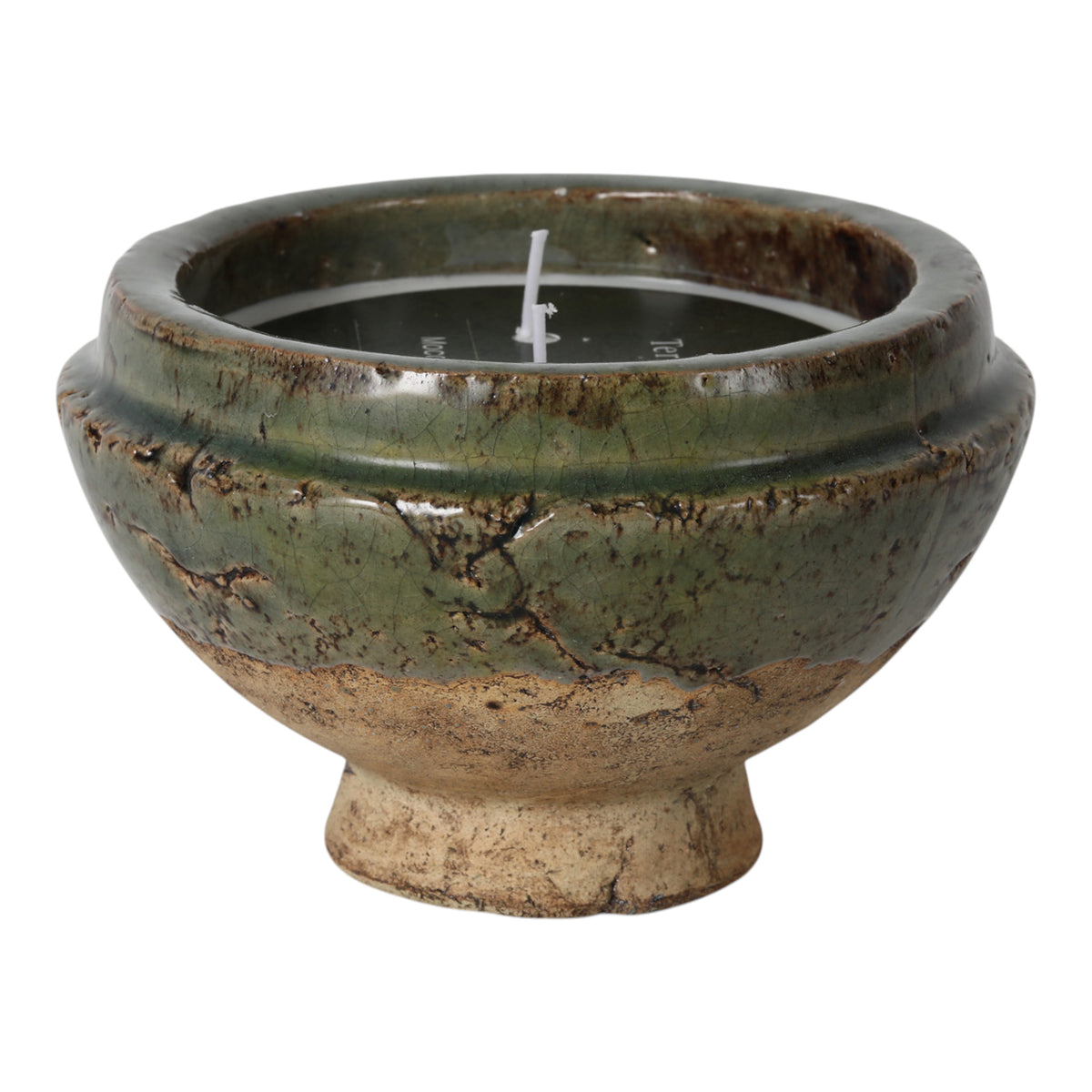 Lakehead Green/Brown Moco Bamboo Candle
