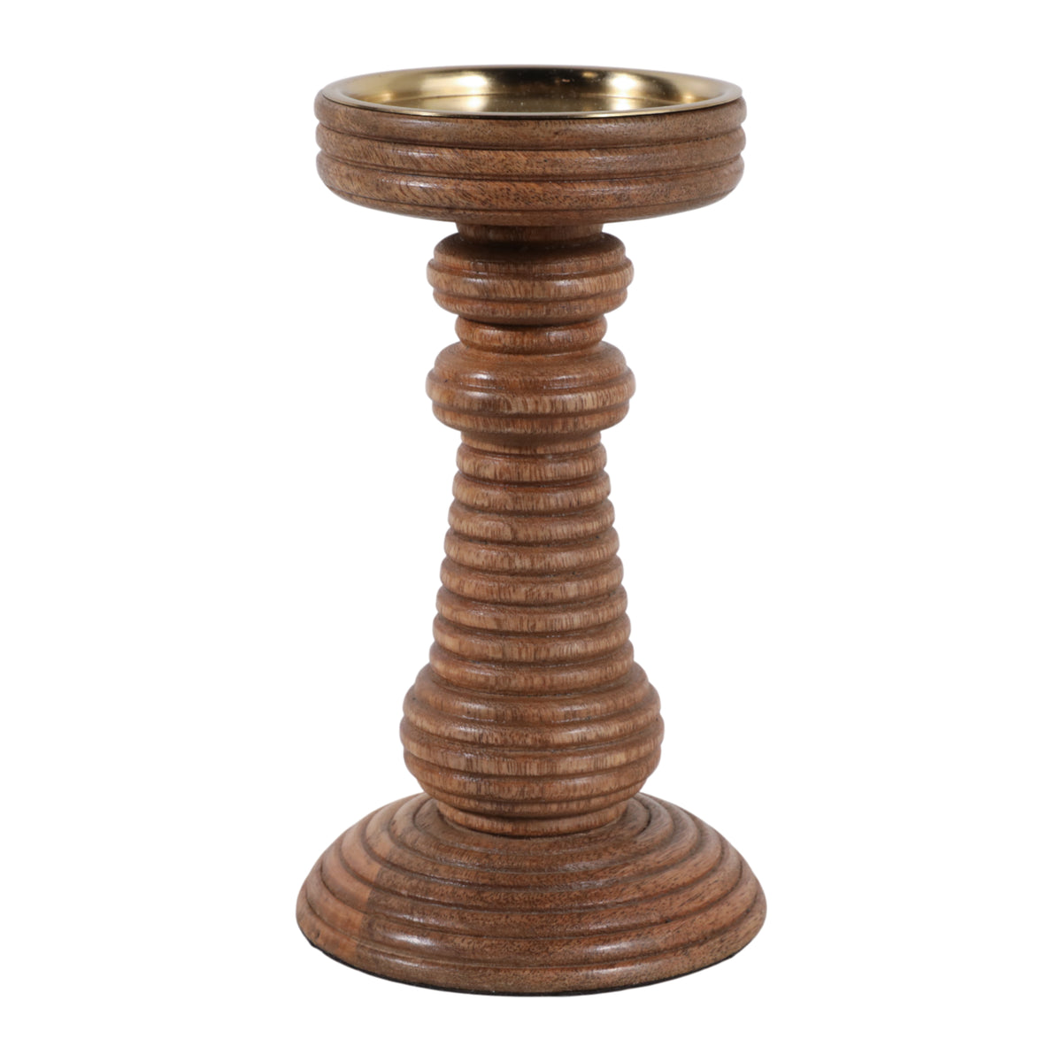 Hackettridge Brown/Tan Small Candle Holder