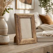 Aukum Tan/Brown 4x6 Wood Frame