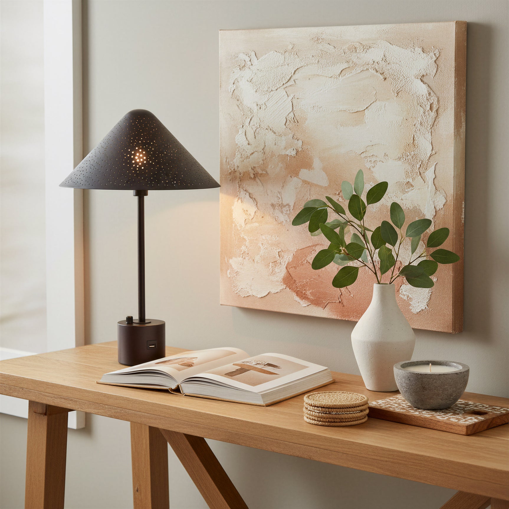 Cardo Bronze Table Lamp