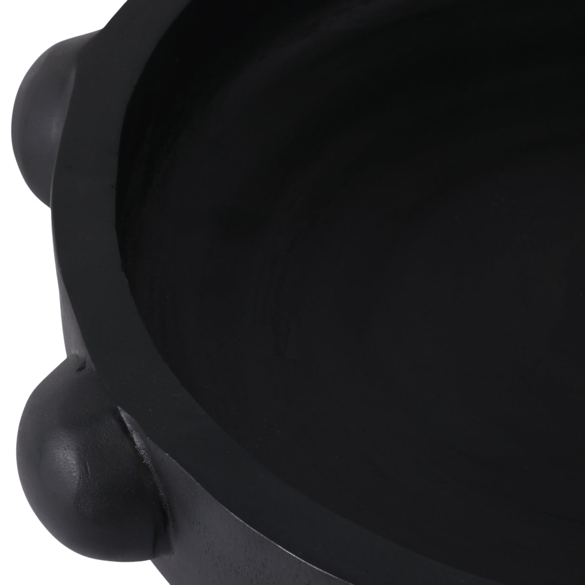 Oro Fino Black Large Hobnail Bowl
