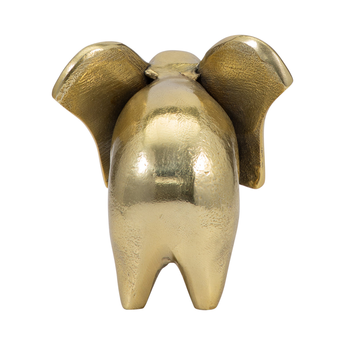Bonilla Gold Metal Trunk Up Elephant