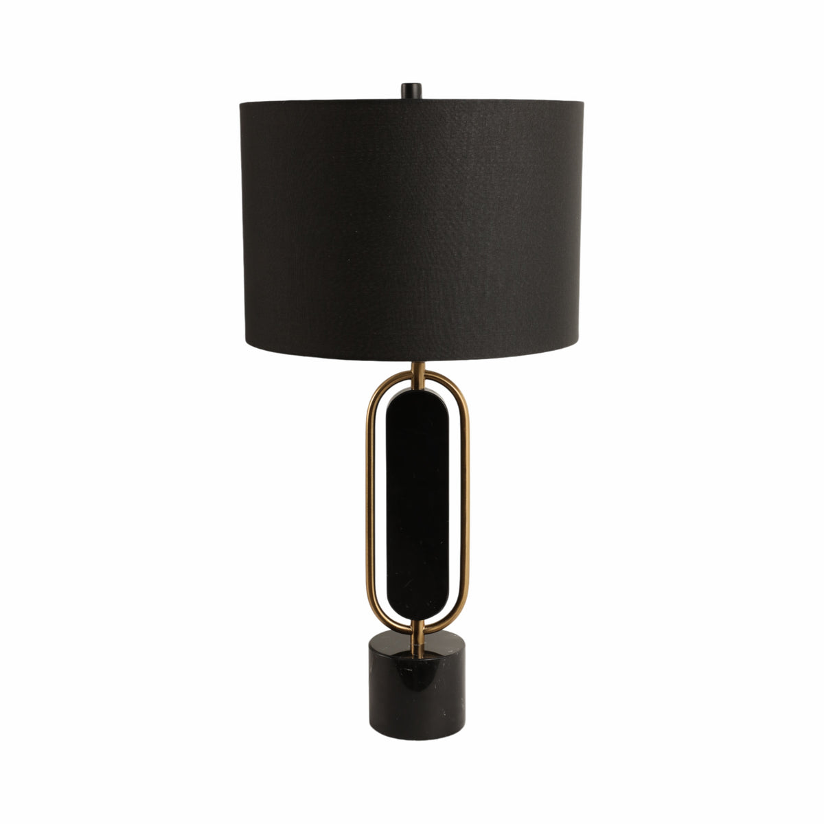 Lamont Gold/Black Metal/marble Table Lamp