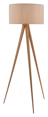 Imperial Beige & Natural Floor Lamp
