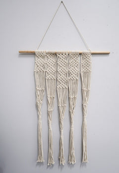 2.5’ x 2’ Hand Woven Macrame Wall Hanging Decor - Ornate Home