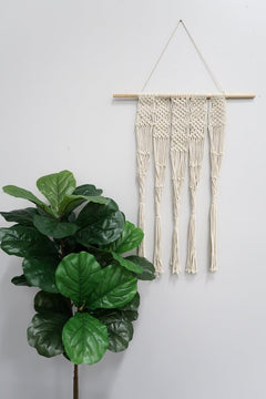 2.5’ x 2’ Hand Woven Macrame Wall Hanging Decor - Ornate Home